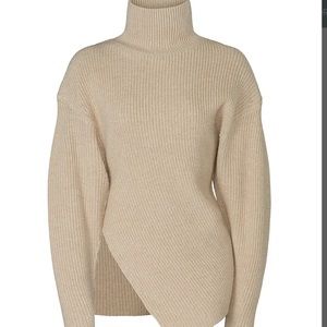 Proenza Schouler Asymmetrical Turtleneck Sweater